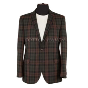 Premium Classic Blend Tartan Check Jacket COBLAM- GR15890