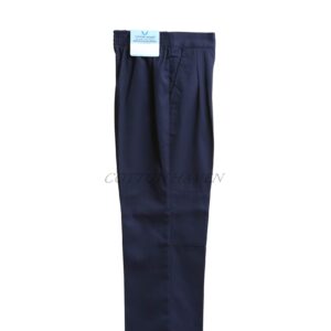 Back Elastic  Pleated  Gaberdine Double Knee Trouser - Boys CHTRO 806