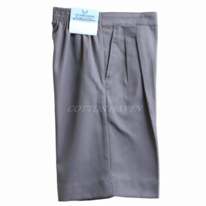 Back Elastic Pleasted Poly Cotton  Shorts CHSHO 905
