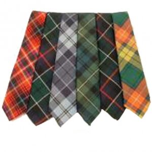 Premium Tartan Women Scottish Breacan Neck Ties COTIESW-GR H16047A