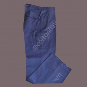 COTTON PRE-WASHED CARGO TROUSER - WWTROM 655