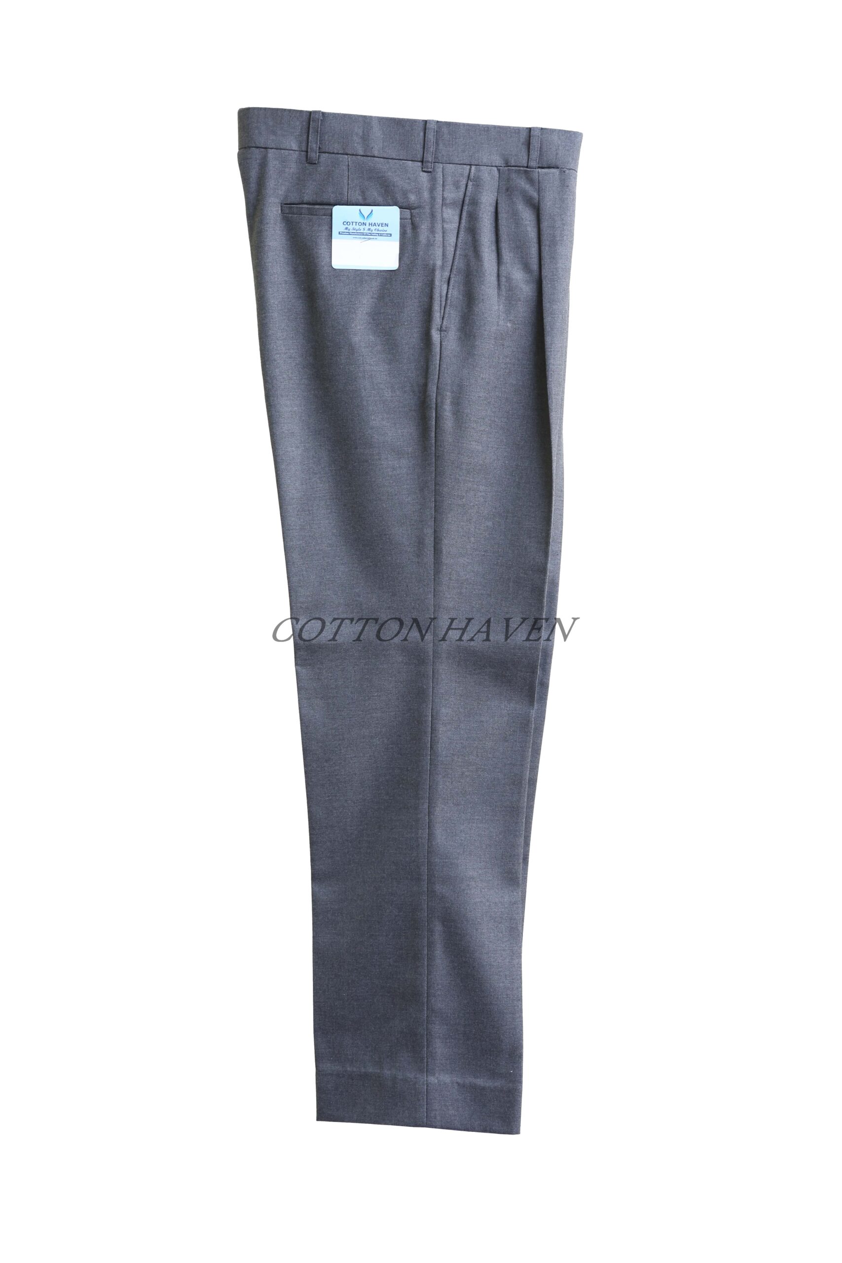 Pleated Meange Trouser 30 - Wash Teflon Coated – Boys CHTRO 817