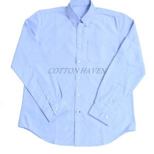 MEN'S FULL SLEEVE 100% ORGANIC COTTON OXFORD WEAVE SHIRT - CHSHI 2002
