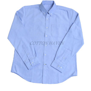 MEN'S FULL SLEEVE 100% ORGANIC COTTON OXFORD WEAVE SHIRT - CHSHI 2003