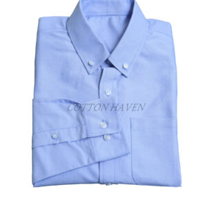 MEN'S FULL SLEEVE 100% ORGANIC COTTON  OXFORD WEAVE SHIRT - CHSHI 2004