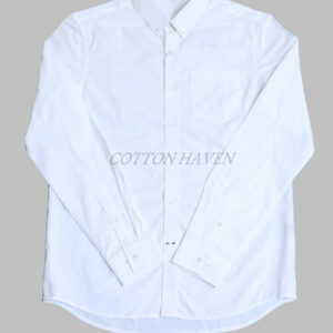 MEN'S FULL SLEEVE 100% ORGANIC COTTON  OXFORD WEAVE SHIRT - CHSHI 2005
