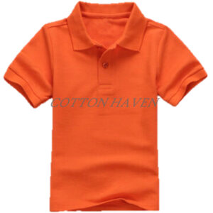 100% ORGANIC COTTON  SCHOOL POLO SHIRT CHORG 3012