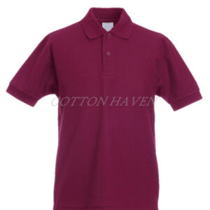 100% ORGANIC COTTON  SCHOOL POLO SHIRT CHORG 3006