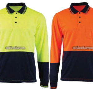 Hi-Vis Micro Mesh Full Sleeve Polo