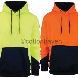 POLYESTER FLEECE 1/4 Zip Fleece Top with Kangaroo & Side Utility Pockets