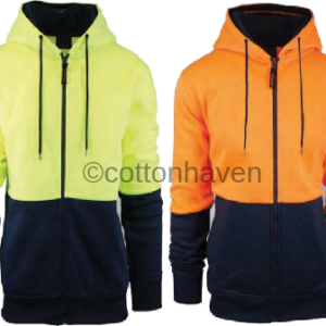 POLYESTER FLEECE Hooded Fleece Top