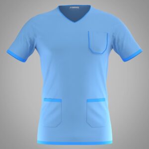 CH-803 WELLBEING MEDI SCRUB TOP- MEN