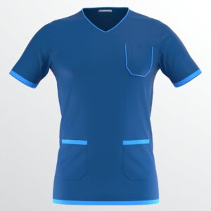 CH-804 WELLBEING MEDI SCRUB TOP- MEN