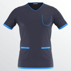 CH-809 WELLBEING MEDI SCRUB TOP- MEN
