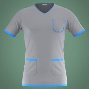 CH-810 WELLBEING MEDI SCRUB TOP- MEN