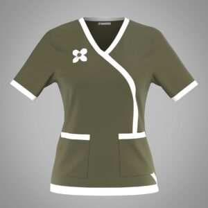 CH-912-WELLBEING MEDI SCRUB TOP- WOMEN