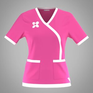 CH-915-WELLBEING MEDI SCRUB TOP- WOMEN