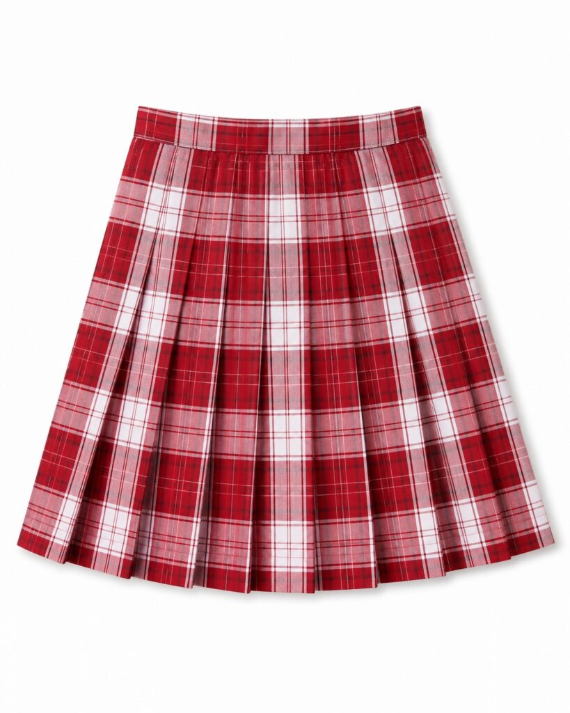 Tartan Pleated Skirt