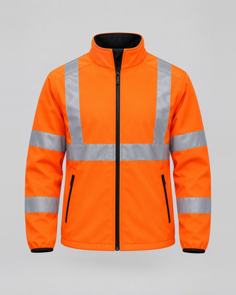 Hi-Vis Soft-Shell Jacket — Orange