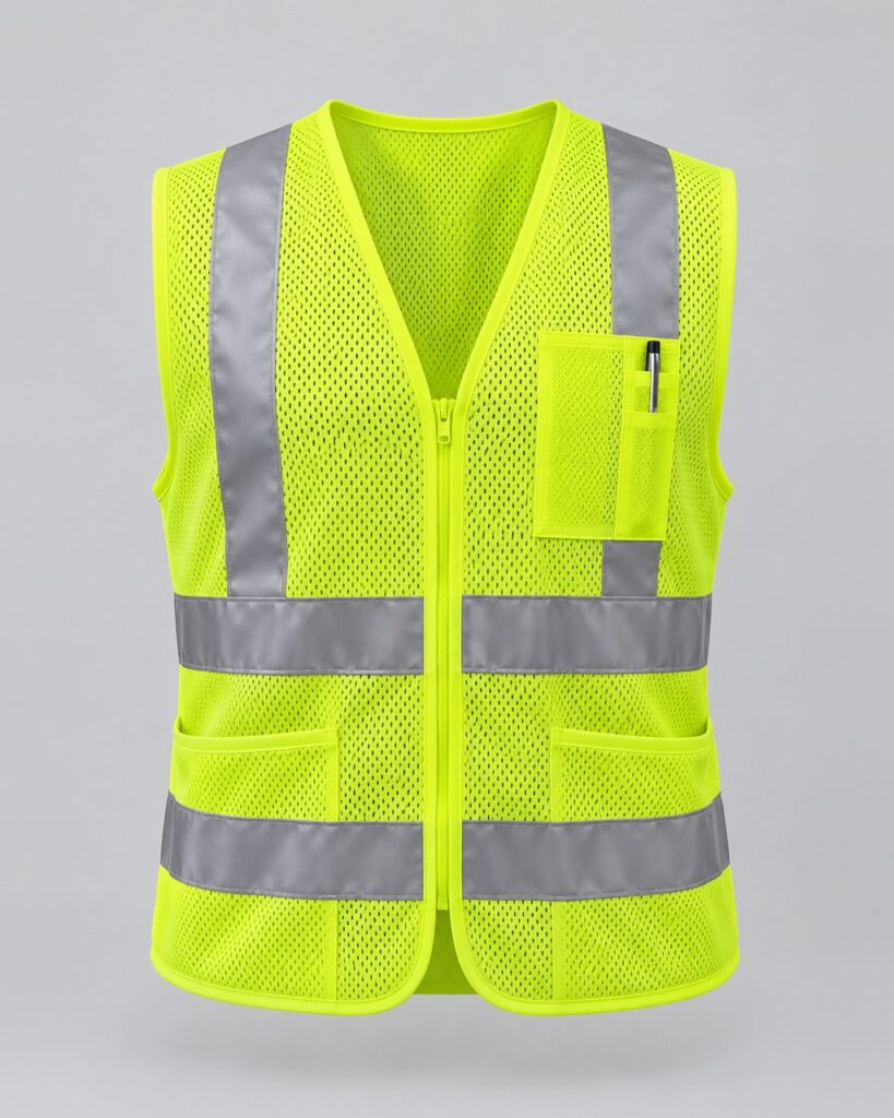 Hi-Visible Vest — Lime Mesh
