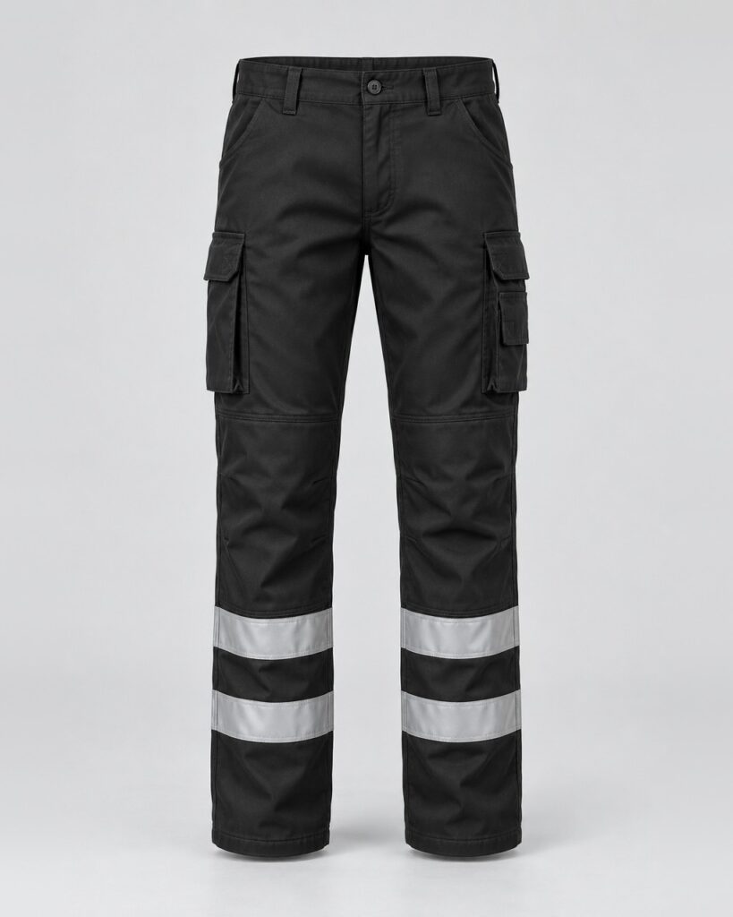 Hi-Vis Cargo Pants — Black