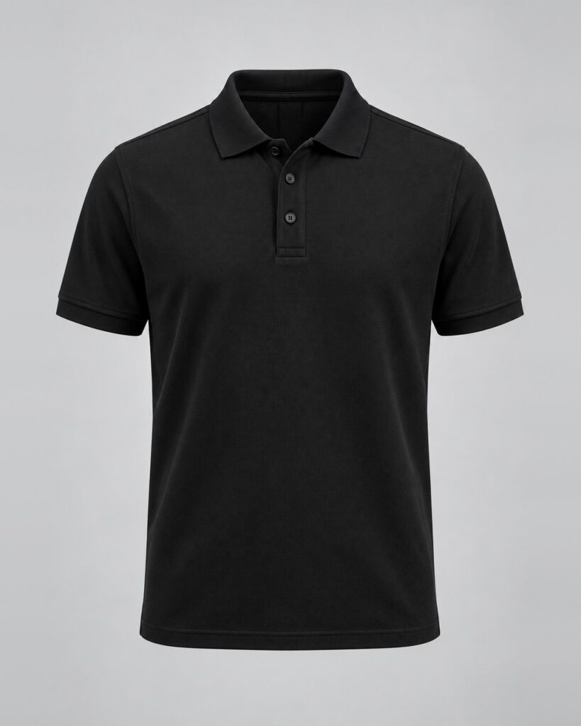 Work Wear Polo — Black