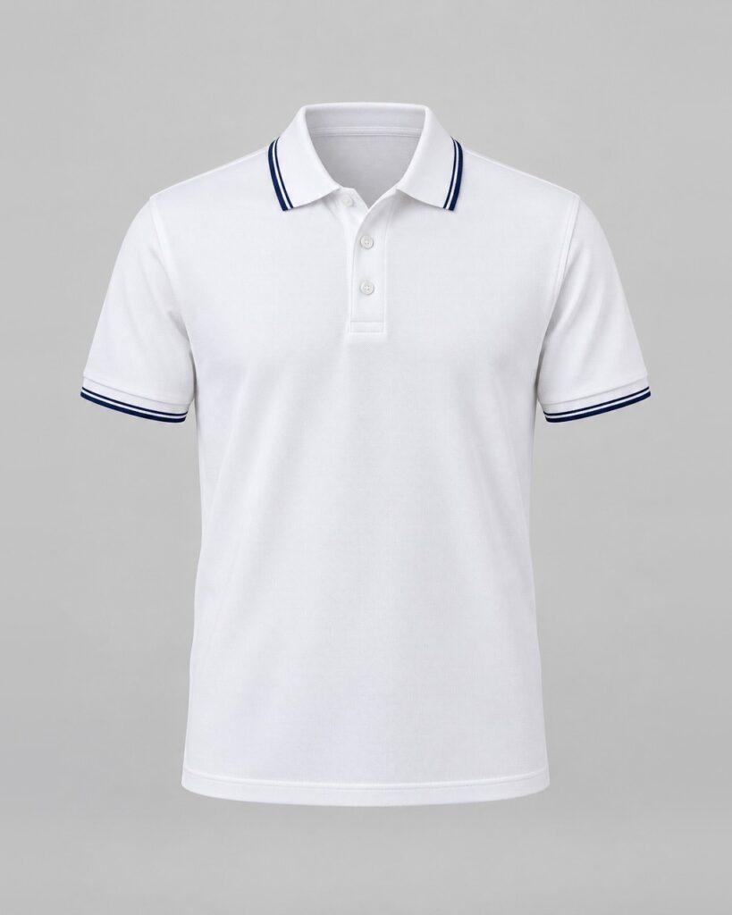 Work Wear Polo — White