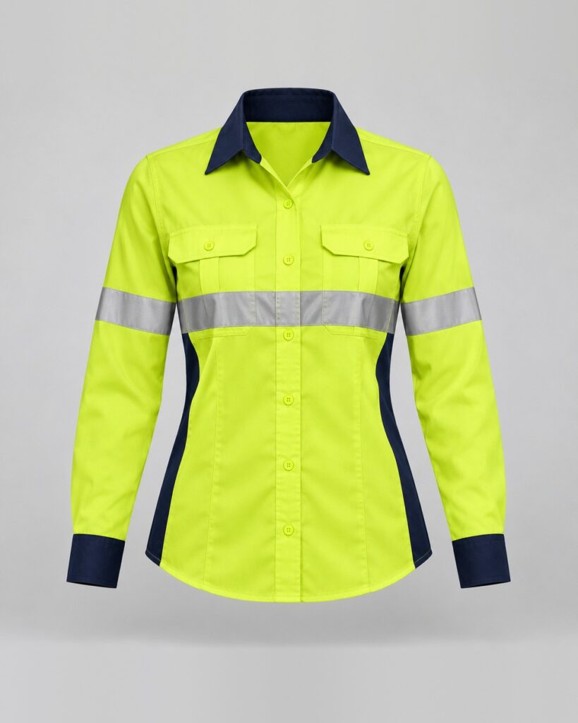 Hi-Vis Ladies Long SL Shirt